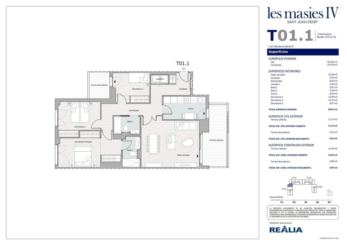 Venta de piso en Piso en Calle Pepe Samitier, 6, Torreblanca - Pla del Vent, Sant Joan Despí, Sant Joan Despí
 photo 5