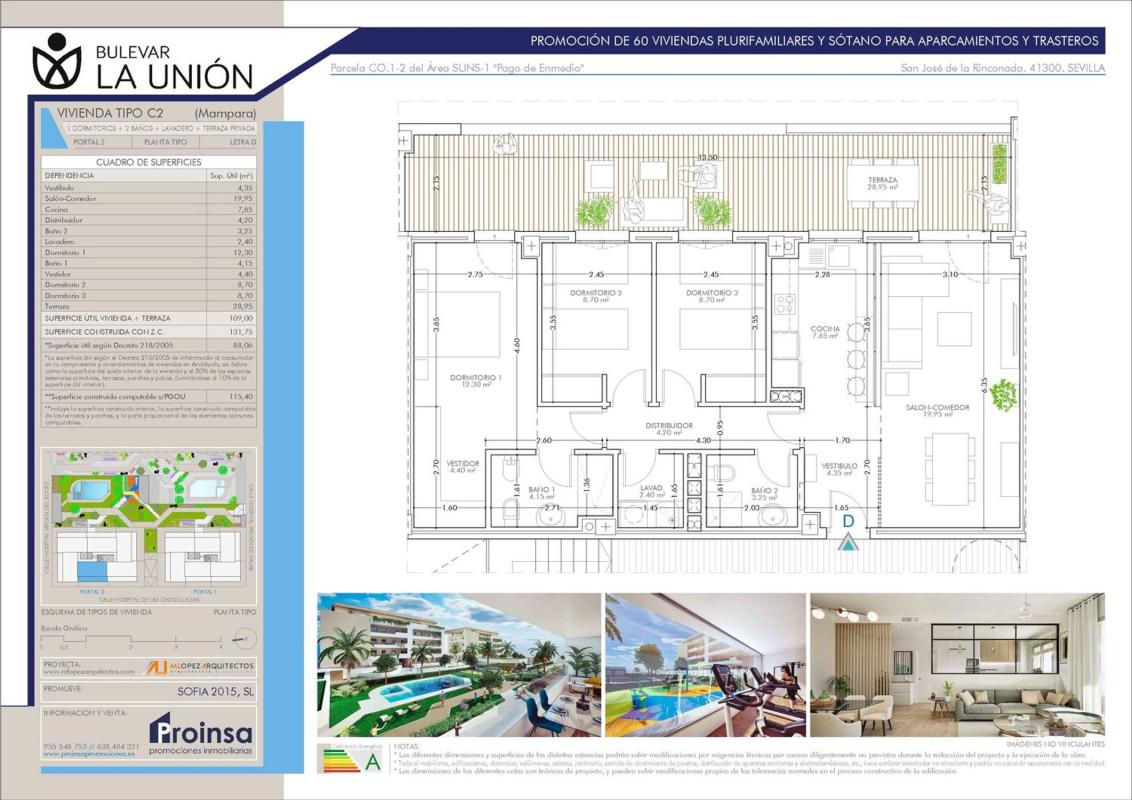 Продажа квартиры на Piso en Calle Hospital de las Cinco Llagas s/n, San Jose de la Rinconada, Сан-Хосе-де-ла-Ринкондада
 photo 2