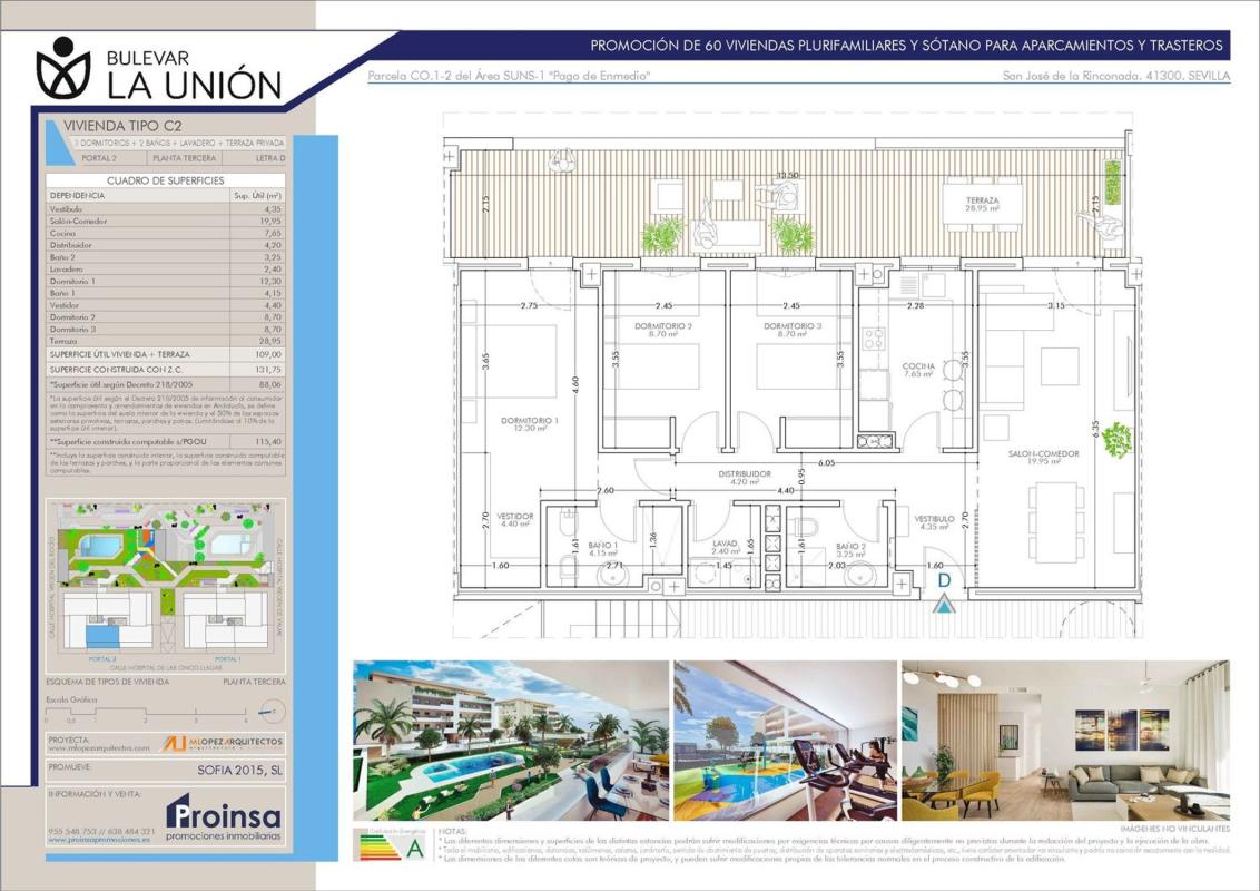 Продажа квартиры на Piso en Calle Hospital de las Cinco Llagas s/n, San Jose de la Rinconada, Сан-Хосе-де-ла-Ринкондада
 photo 4