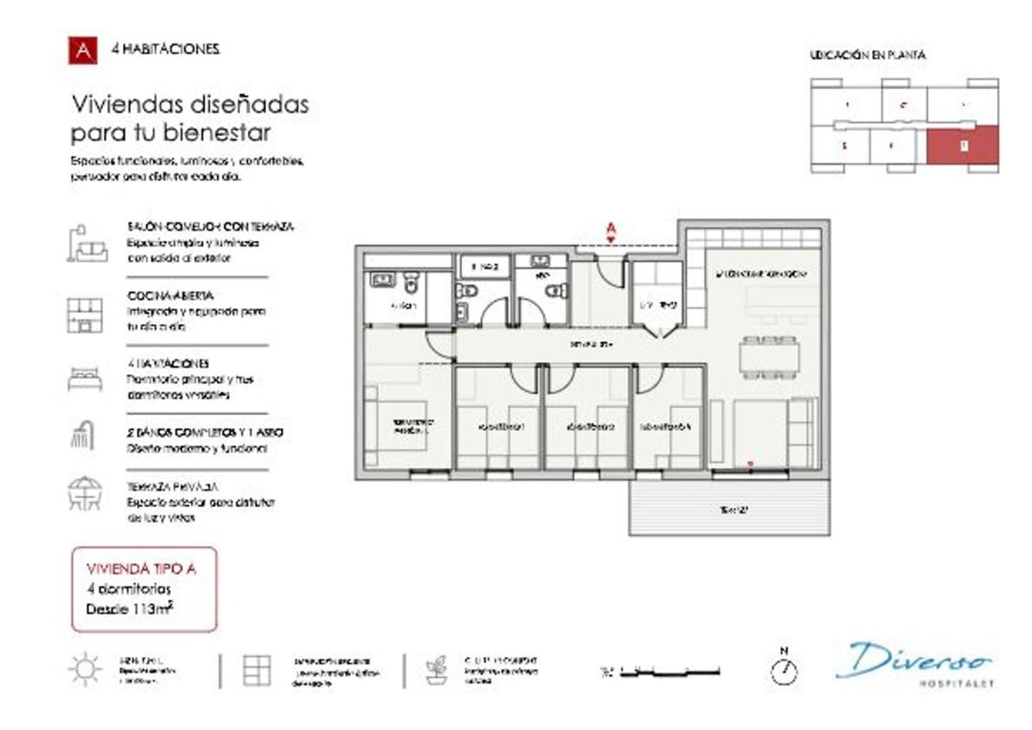 Продажа квартиры на Piso en Carretera del Mig s/n, Zona del Mig, Hospitalet de Llobregat, Госпиталет-де-Льобрегат
 photo 2