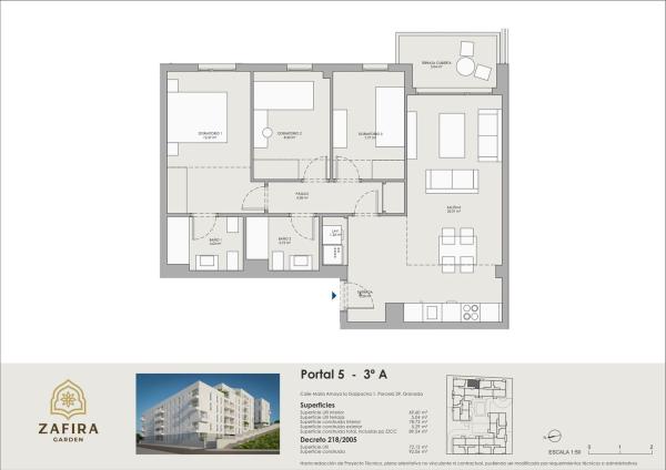 Sale of flat in Piso en Calle de María Amaya La Gazpacha, 1, Parque Nueva Granada, Granada, Granada
thumbnail 2