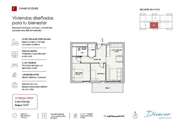 Venta de piso en Piso en Carretera del Mig s/n, Zona del Mig, Hospitalet de Llobregat, Hospitalet de Llobregat
thumbnail 1
