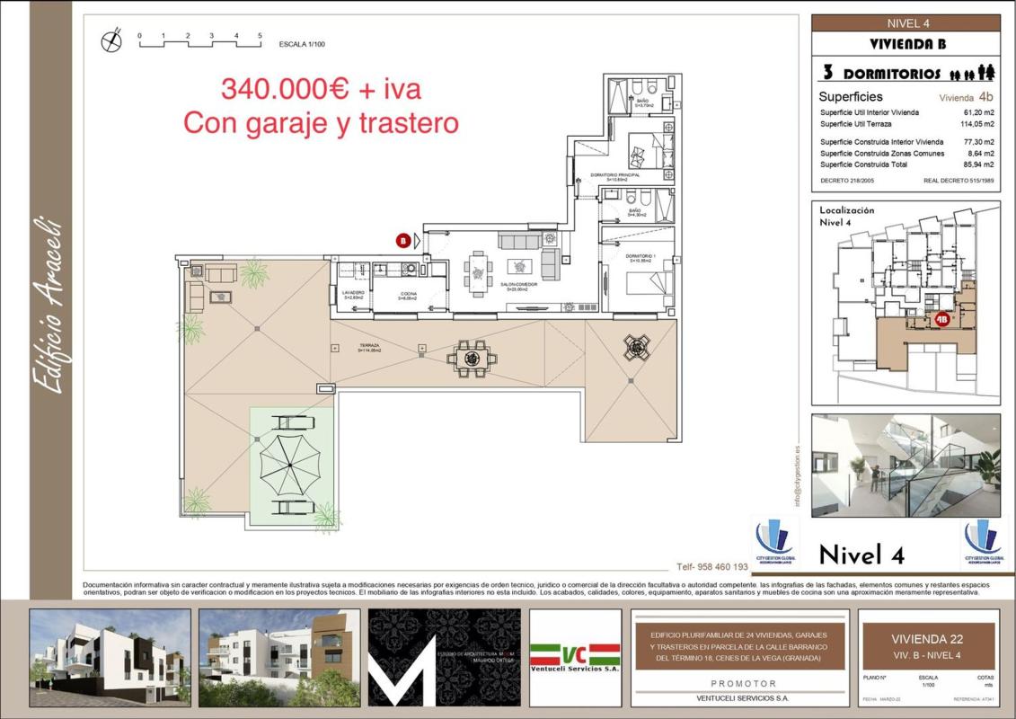 Продажа квартиры на Piso en Avenida Sierra Nevada, 1, Cenes de la Vega, Сенес-де-ла-Вега
photo 4