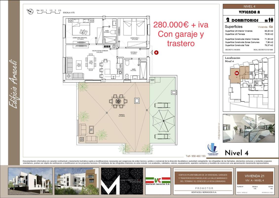 Продажа квартиры на Piso en Avenida Sierra Nevada, 1, Cenes de la Vega, Сенес-де-ла-Вега
 photo 4