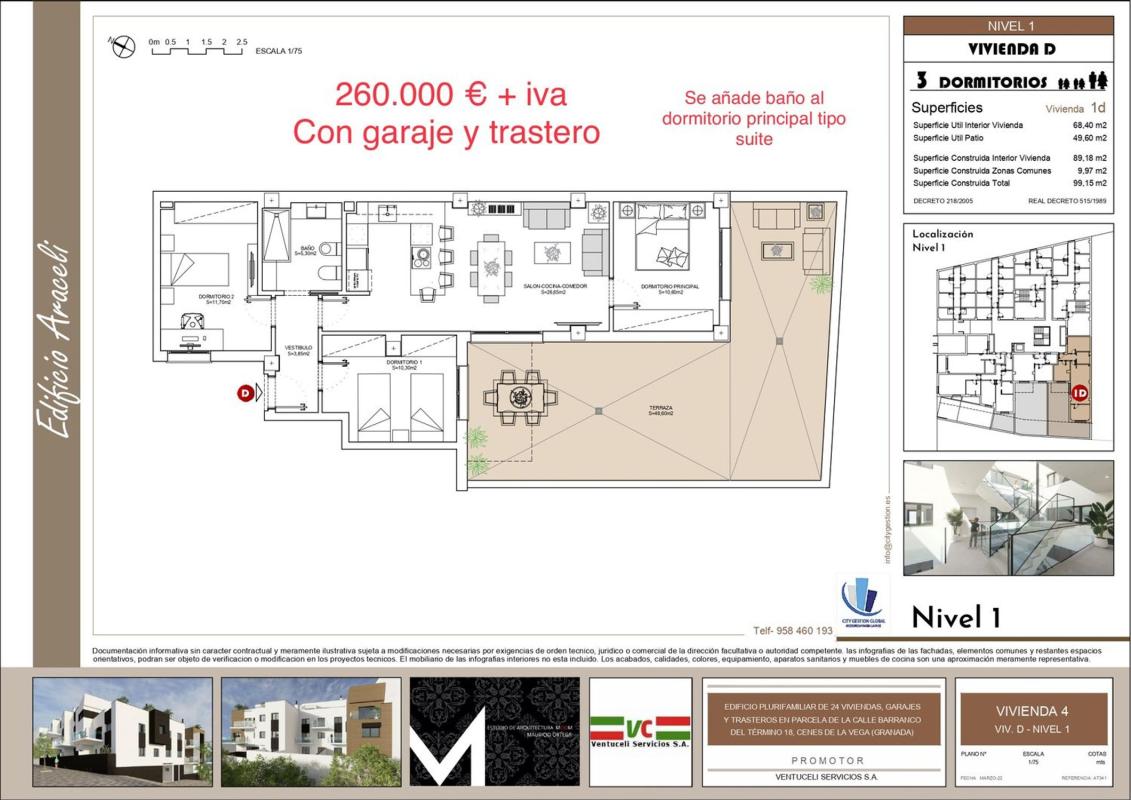 Продажа квартиры на Piso en Avenida Sierra Nevada, 1, Cenes de la Vega, Сенес-де-ла-Вега
photo 4