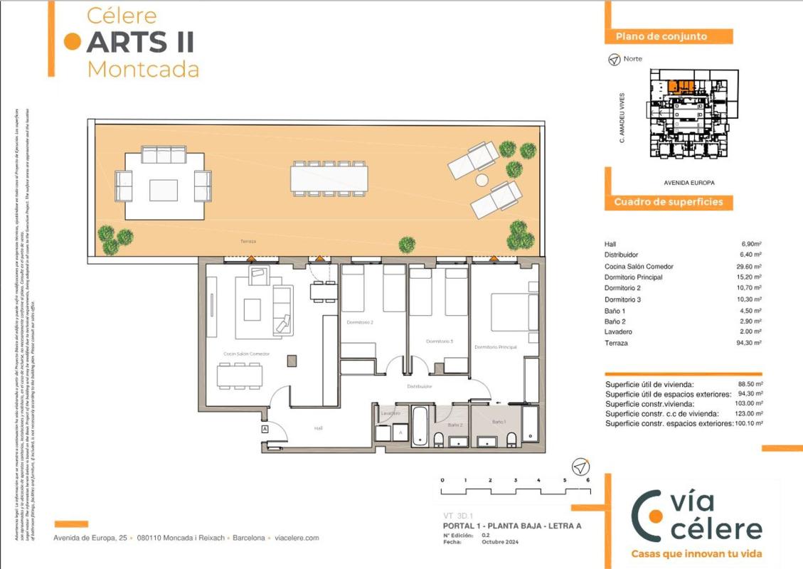 Продажа квартиры на Piso en Avenida d'Europa, 29, Mas Rampinyo - Carrerada, Montcada i Reixac, Монткада-и-Рейxac
 photo 5