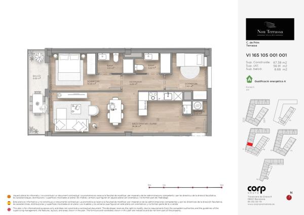 Sale of flat in Piso en Calle de Prim s/n, Segle XX, Terrassa, Terrassa
photo 1