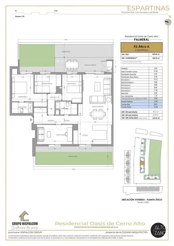 Penthouse sale in Ático en Calle Tomás Campuzano, 4, Zona Colegio Europa, Espartinas, Espartinas photo 2