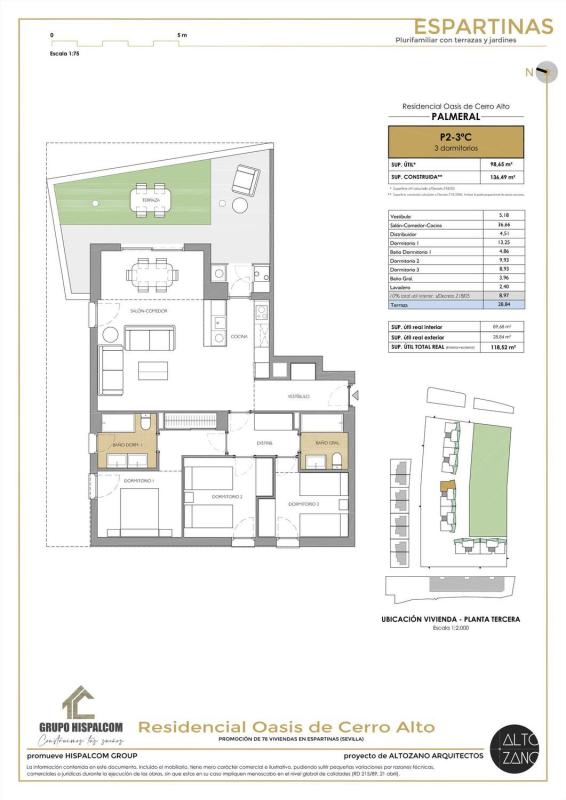Venta de piso en Piso en Calle Tomás Campuzano, 4, Zona Colegio Europa, Espartinas, Espartinas
 photo 2