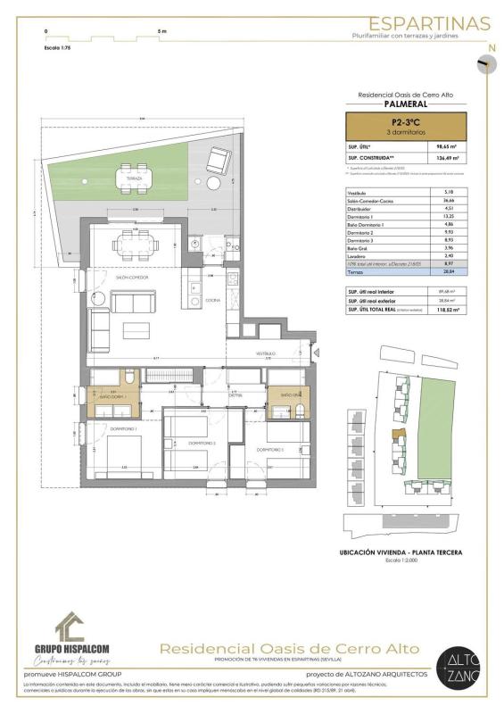 Venta de piso en Piso en Calle Tomás Campuzano, 4, Zona Colegio Europa, Espartinas, Espartinas
 photo 3