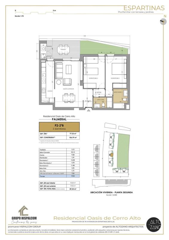 Venta de piso en Piso en Calle Tomás Campuzano, 4, Zona Colegio Europa, Espartinas, Espartinas
photo 2
