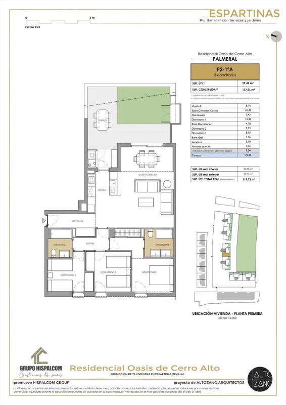 Sale of apartment in Piso en Calle Tomás Campuzano, 4, Zona Colegio Europa, Espartinas, Espartinas
photo 2