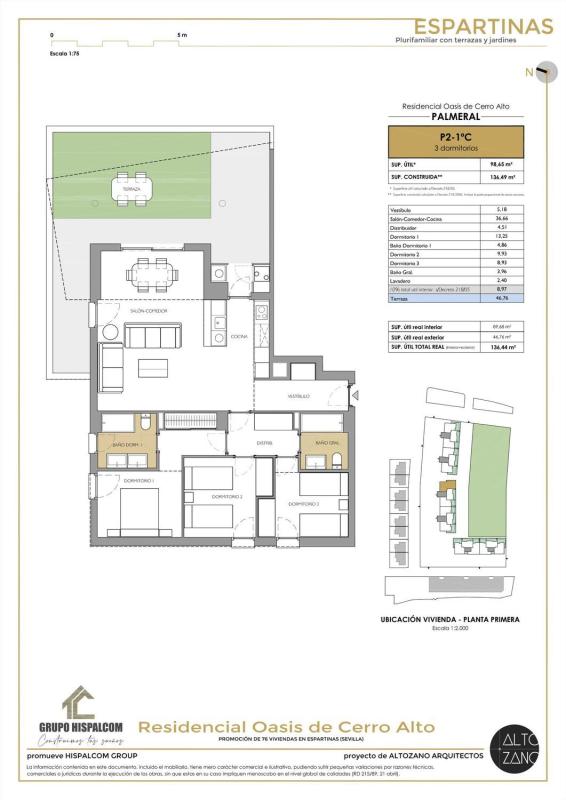 Venta de piso en Piso en Calle Tomás Campuzano, 4, Zona Colegio Europa, Espartinas, Espartinas
photo 1