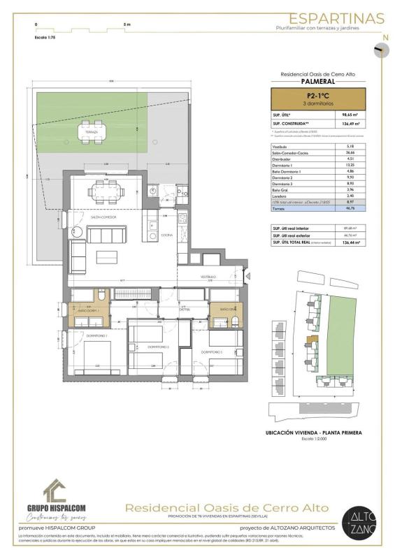 Venta de piso en Piso en Calle Tomás Campuzano, 4, Zona Colegio Europa, Espartinas, Espartinas
photo 2