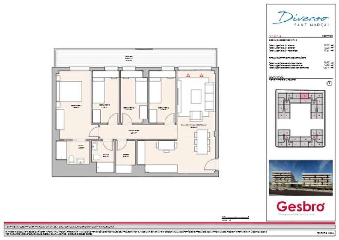 Venta de piso en Piso en Calle De Creu Casas i Sicart s/n, Parc d'Alba, Cerdanyola del Vallès, Cerdanyola del Vallès
photo 1