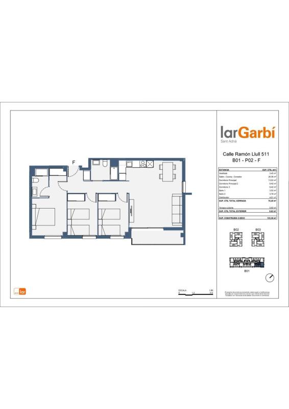Продажа квартиры на Piso en Ramón Llull, 511, La Mina, Sant Adriá de Besós, Сант-Адрия-де-Бесос
 photo 2