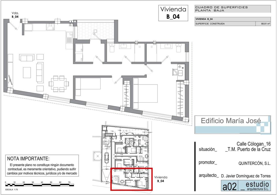Sprzedaż mieszkania w Piso en Calle Cólogan, 16, Distrito Martiánez, Puerto de la Cruz, Puerto de la Cruz
photo 2