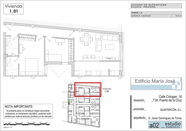Sale of flat in Piso en Calle Cólogan, 16, Distrito Martiánez, Puerto de la Cruz, Puerto de la Cruz
 photo 2