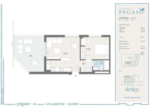 Penthouse for sale at  Ático en Los Ahijones, Madrid, Madrid photo 1