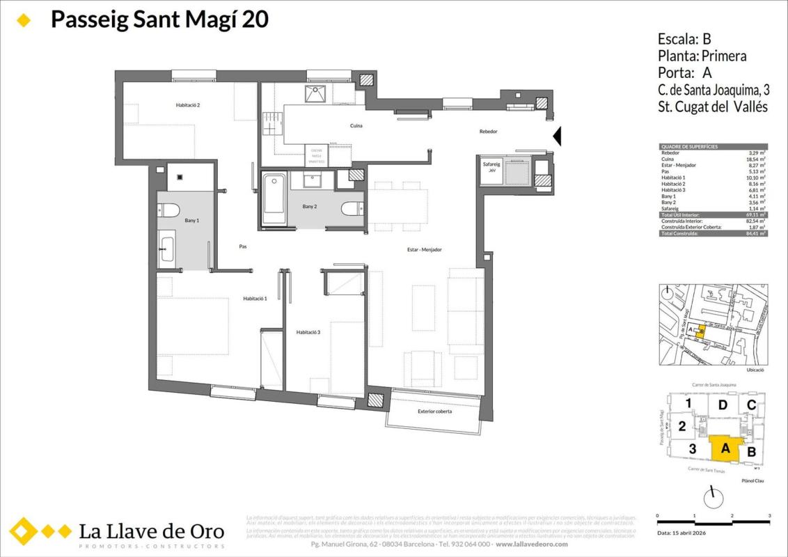 Продажа квартиры на Piso en Paseo de Sant Magí, 20, Centre - Estació, Sant Cugat del Vallès, Сант-Кугат-дель-Вальес
 photo 4