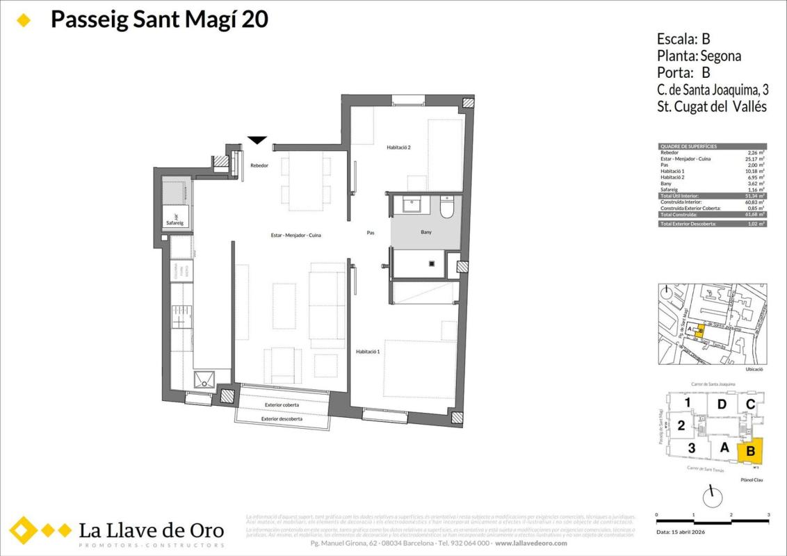 Venta de piso en Piso en Paseo de Sant Magí, 20, Centre - Estació, Sant Cugat del Vallès, Sant Cugat del Vallès
 photo 4