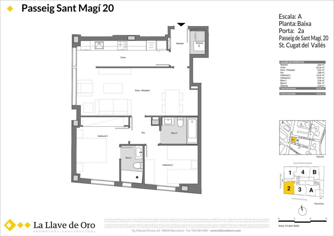 Продажа квартиры на Piso en Paseo de Sant Magí, 20, Centre - Estació, Sant Cugat del Vallès, Сант-Кугат-дель-Вальес
photo 4
