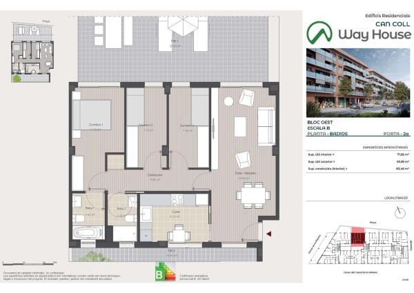 Sale of flat in Piso en Calle del Canal de la Infanta, 36, Molins de Rei, Molins de Rei
photo 1