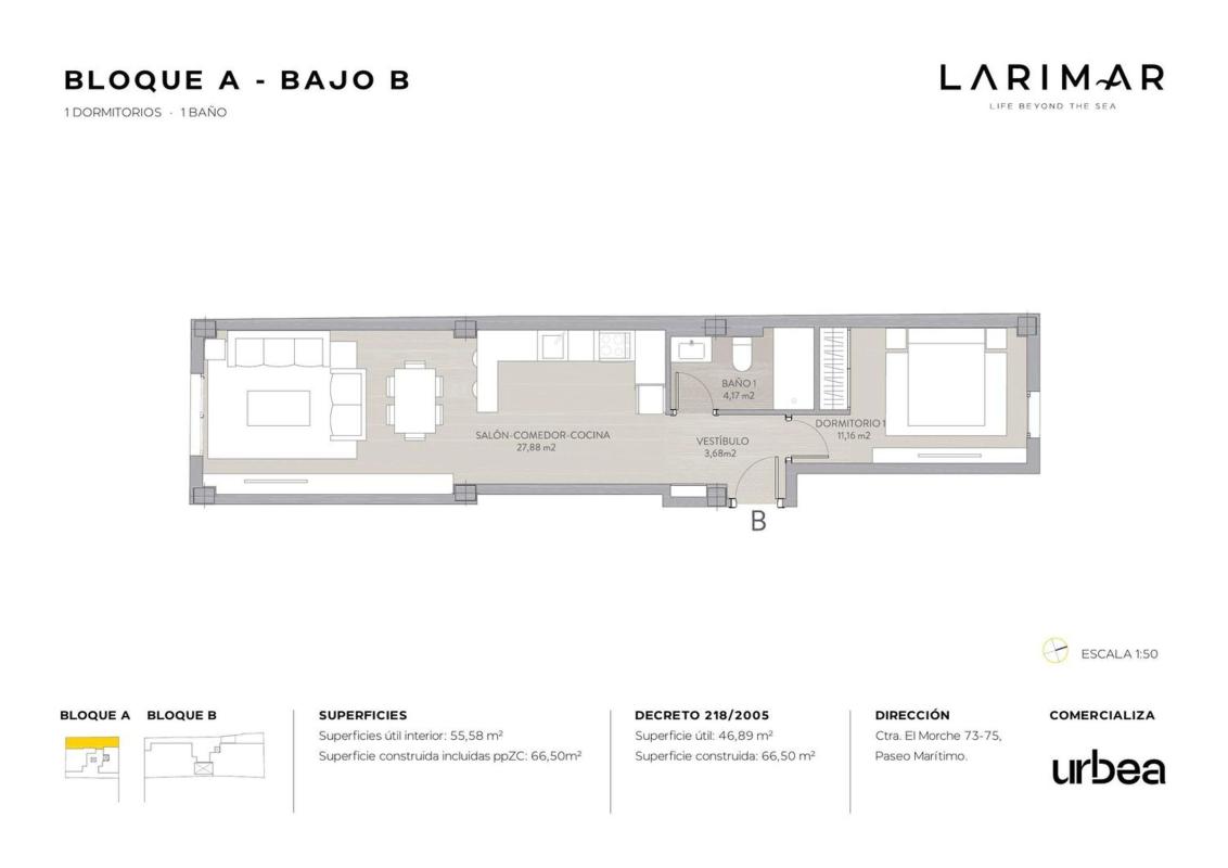 Продажа квартиры на Piso en Paseo Marítimo el Morche, 15, El Morche, Torrox, Торрокс
photo 1