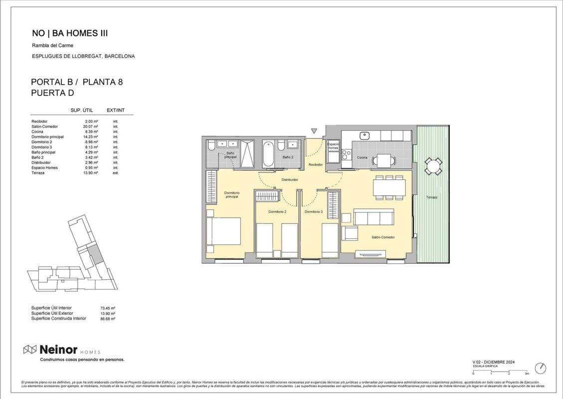 Sale of apartment in Piso en Calle de Sant Jordi, La Plana - Montesa, Esplugues de Llobregat, Esplugues de Llobregat
 photo 2
