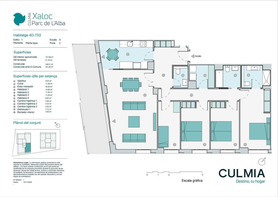 Продажа квартиры на Piso en Calle de la Ciència, 5, Parc d'Alba, Cerdanyola del Vallès, Серданьола дель Вальес
photo 2