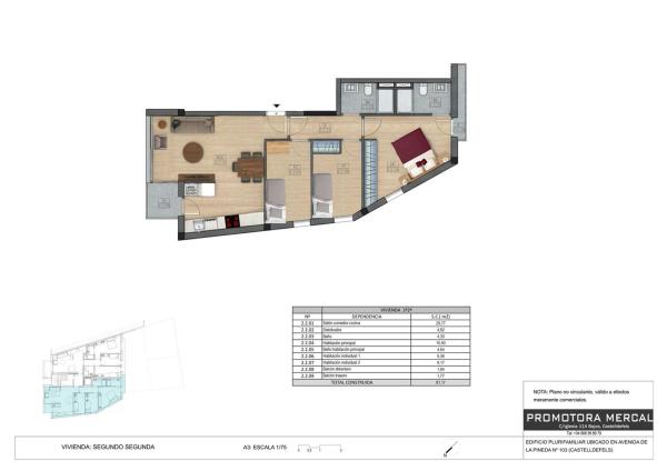 Venta de piso en Piso en Avenida de la Pineda, 103, Centre, Castelldefels, Castelldefels
 photo 4