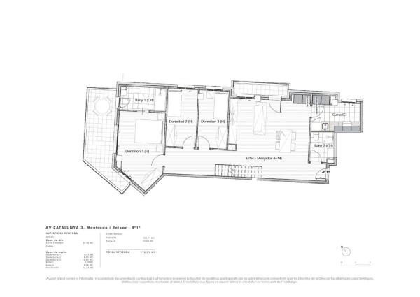 Venta de piso en Piso en Avenida Catalunya, 3, Mas Rampinyo - Carrerada, Montcada i Reixac, Montcada i Reixac
thumbnail 1