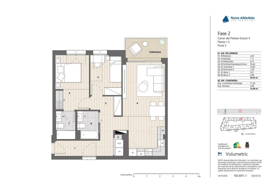 Продажа квартиры на Piso en Calle Pellaires, 11, Estadi-Horta Vermella-Santa Anna, Vic, Вик
 photo 2