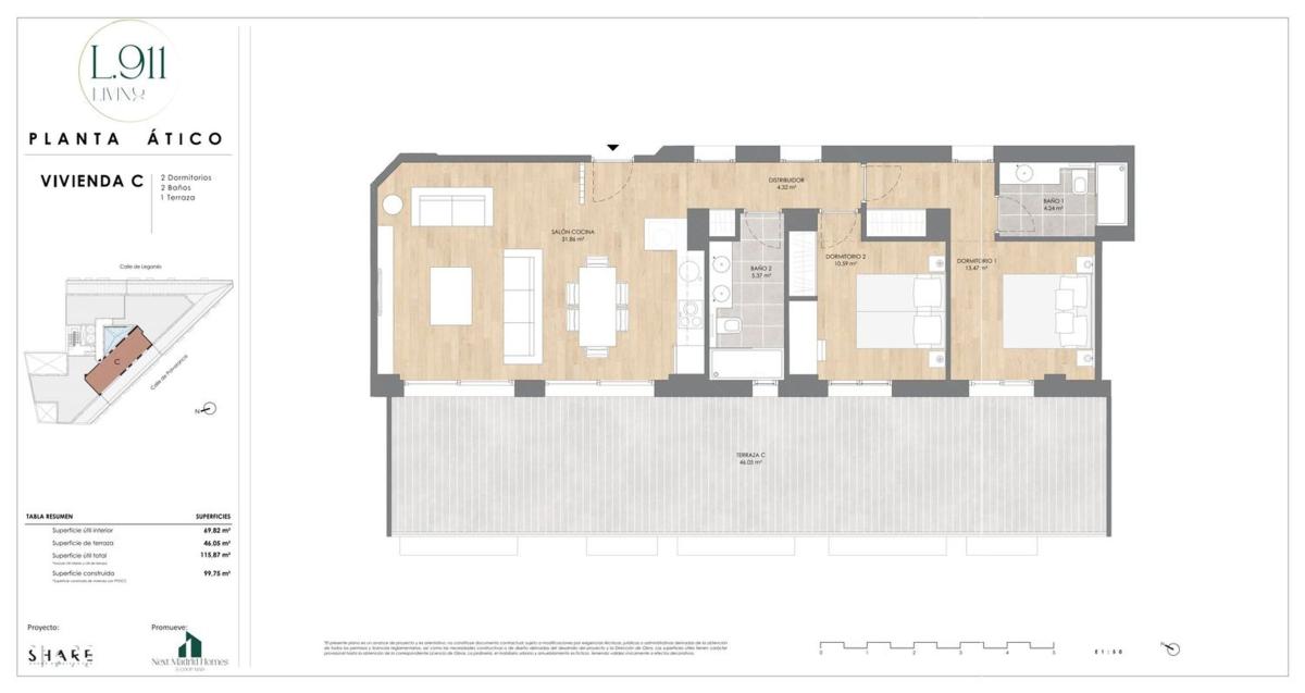 Penthouse sale in Ático en Calle de Leganés, 11, Centro, Fuenlabrada, Fuenlabrada photo 1