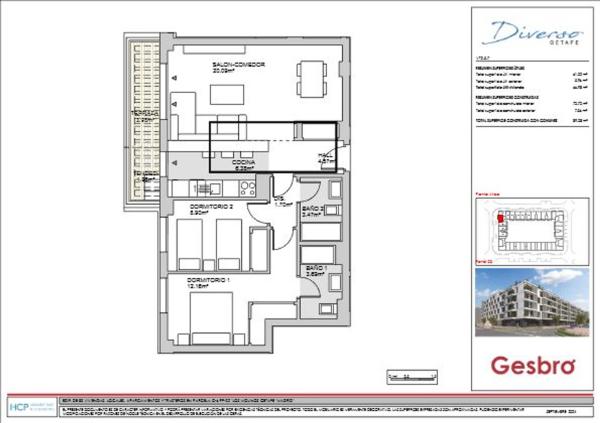 Продажа квартиры на Piso en Calle Parcela C6 Los Molinos s/n, Los Molinos, Getafe, Хетафе
photo 1