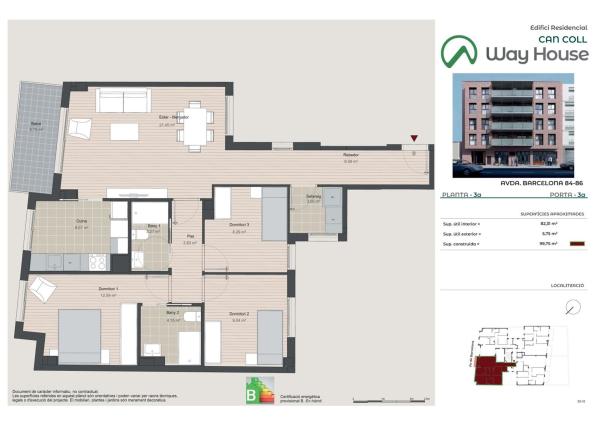 Продажа квартиры на Piso en Avenida Barcelona, 84, Molins de Rei, Моли́нс-де-Рей
 photo 2