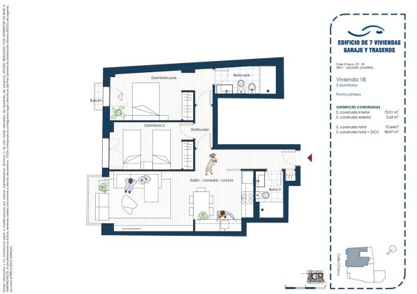 Venta de piso en Piso en Calle El Charco, 37, Casco Antiguo, Leganés, Leganés
thumbnail 2