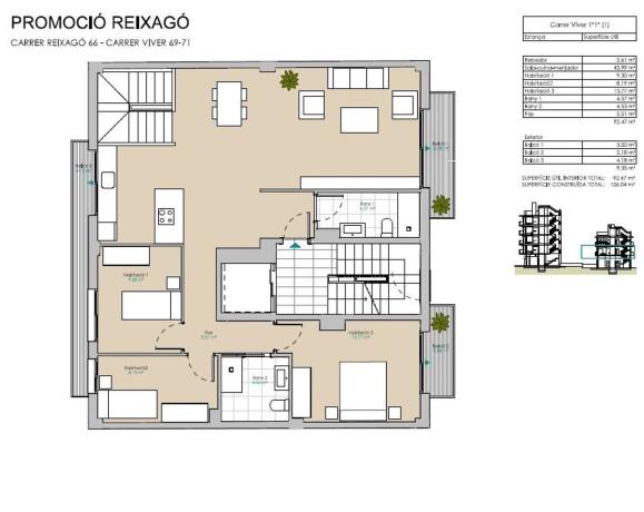 Продажа квартиры на Piso en Calle Reixagó, 66, Can Sant Joan, Montcada i Reixac, Монткада-и-Рейxac
 photo 2