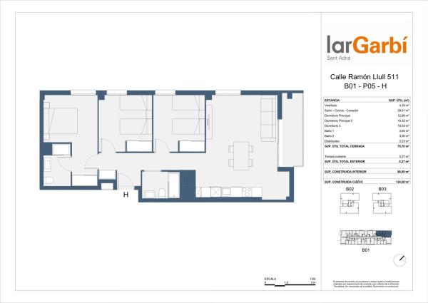 Продажа квартиры на Piso en Ramón Llull, 511, La Mina, Sant Adriá de Besós, Сант-Адрия-де-Бесос
 photo 2