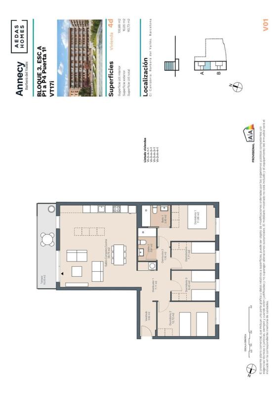 Venta de piso en Piso en Calle Cantabria, 20, Barberà del Vallès, Barberà del Vallès
 photo 2