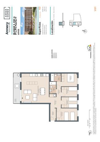 Sale of flat in Piso en Calle Cantabria, 20, Barberà del Vallès, Barberà del Vallès
thumbnail 1