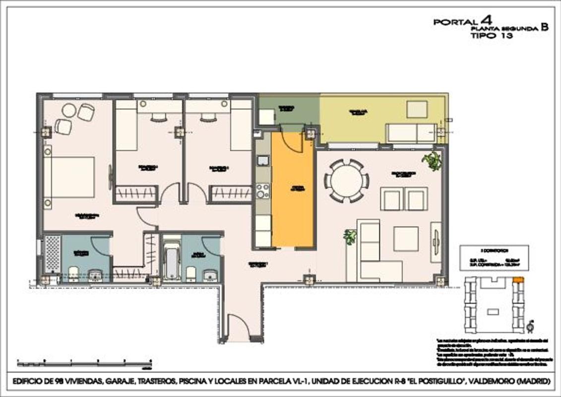 Продажа квартиры на Piso en Calle Mencía Calderón s/n, Hospital, Valdemoro, Вальдеморо
photo 1