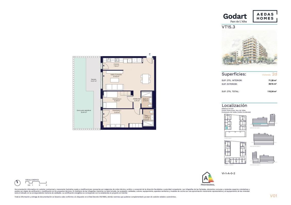 Продажа квартиры на Piso en Còrdova s/n, Parc d'Alba, Cerdanyola del Vallès, Серданьола дель Вальес
photo 2