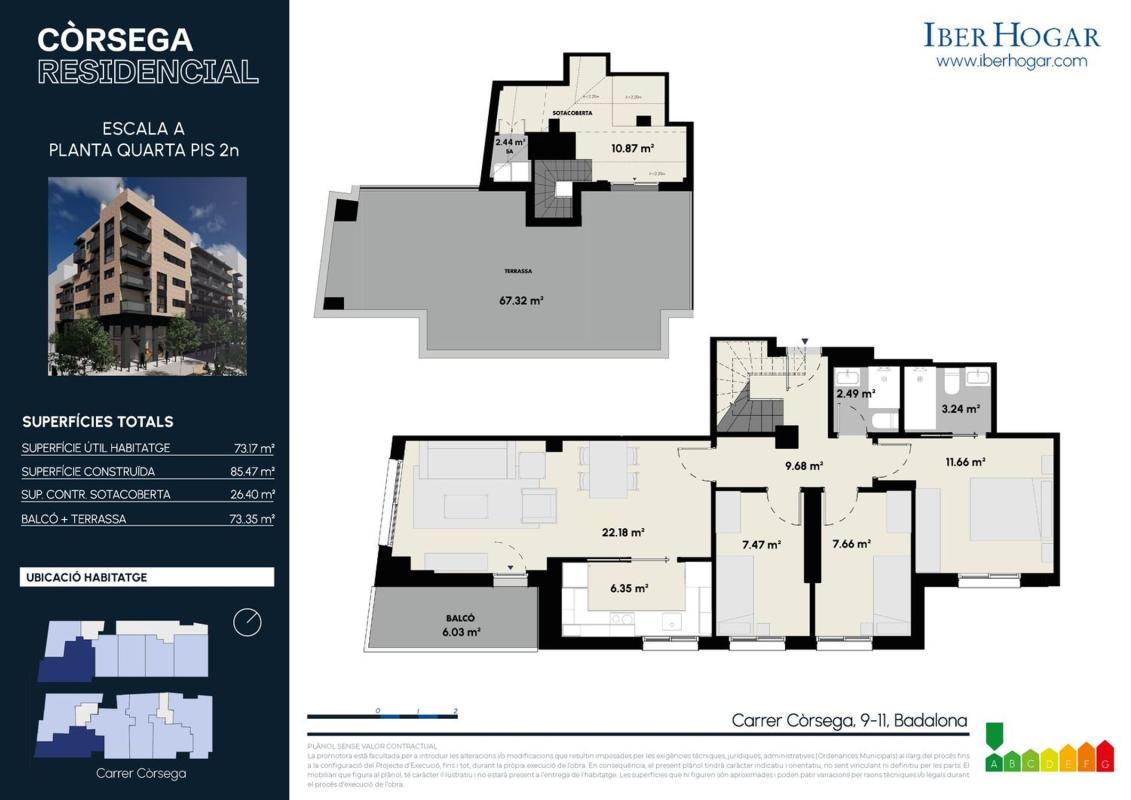 Penthouse sale in Ático en Navas de Tolosa, 15, Puigfred, Badalona, Badalona photo 1