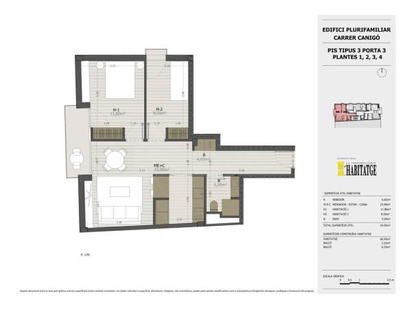 Venta de piso en Piso en Calle Canigó, 25, Santa Clara-Caputxins-Hospital, Vic, Vic
 photo 4