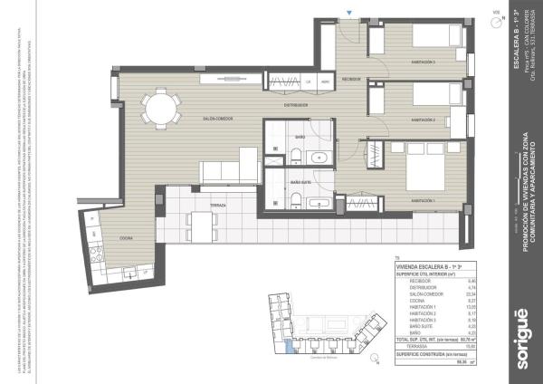 Продажа квартиры на Piso en Carretera de Rellinars, 531, Poble Nou, Terrassa, Терраса
 photo 2