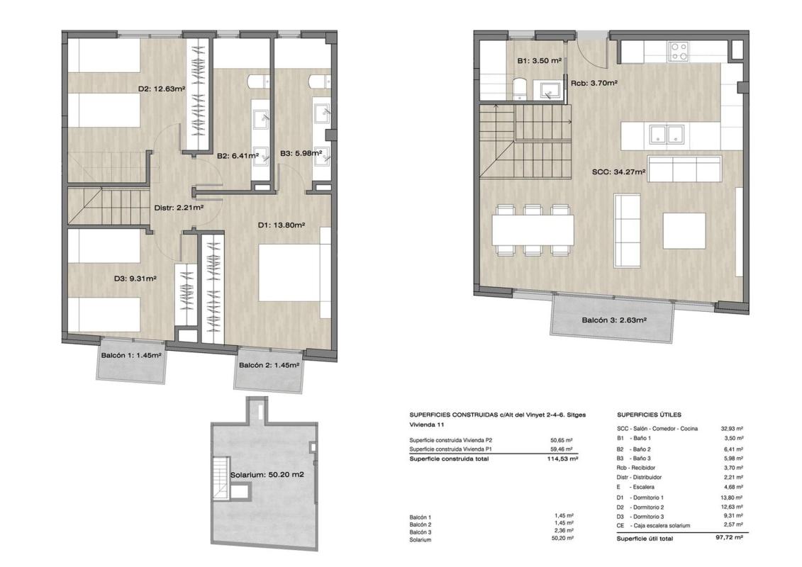 Продажа дуплекса на Dúplex en Alta del Vinyet, 2, Vinyet-Terramar-Can Pei-Can Girona, Sitges, Ситжес photo 2