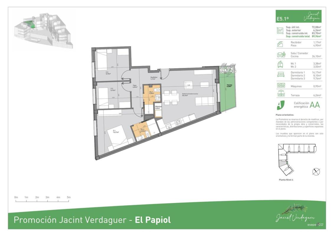 Sprzedaż mieszkania w Piso en Jacint Verdaguer s/n, El Papiol, El Papiol
photo 4
