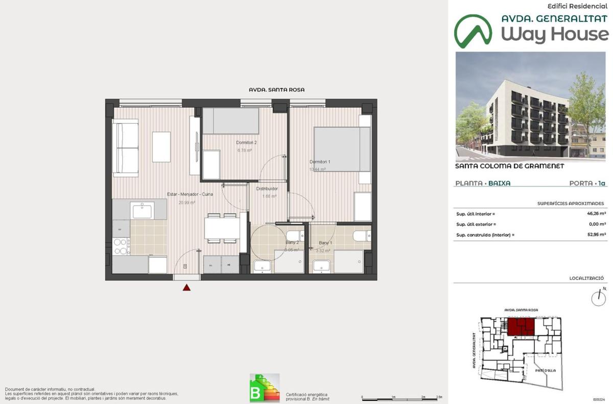 Sale of apartment in Piso en de la Generalitat, 111, El Raval, Santa Coloma de Gramenet, Santa Coloma de Gramenet
photo 1
