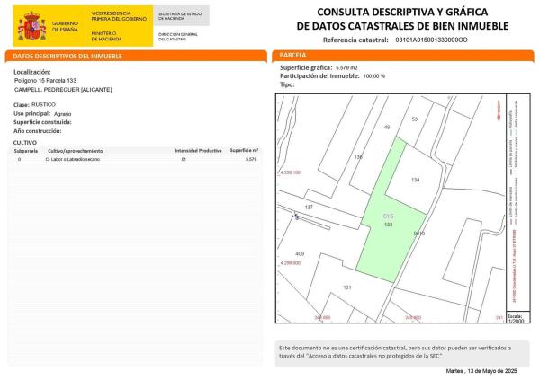 Terreno en Centro, Pedreguer photo 4